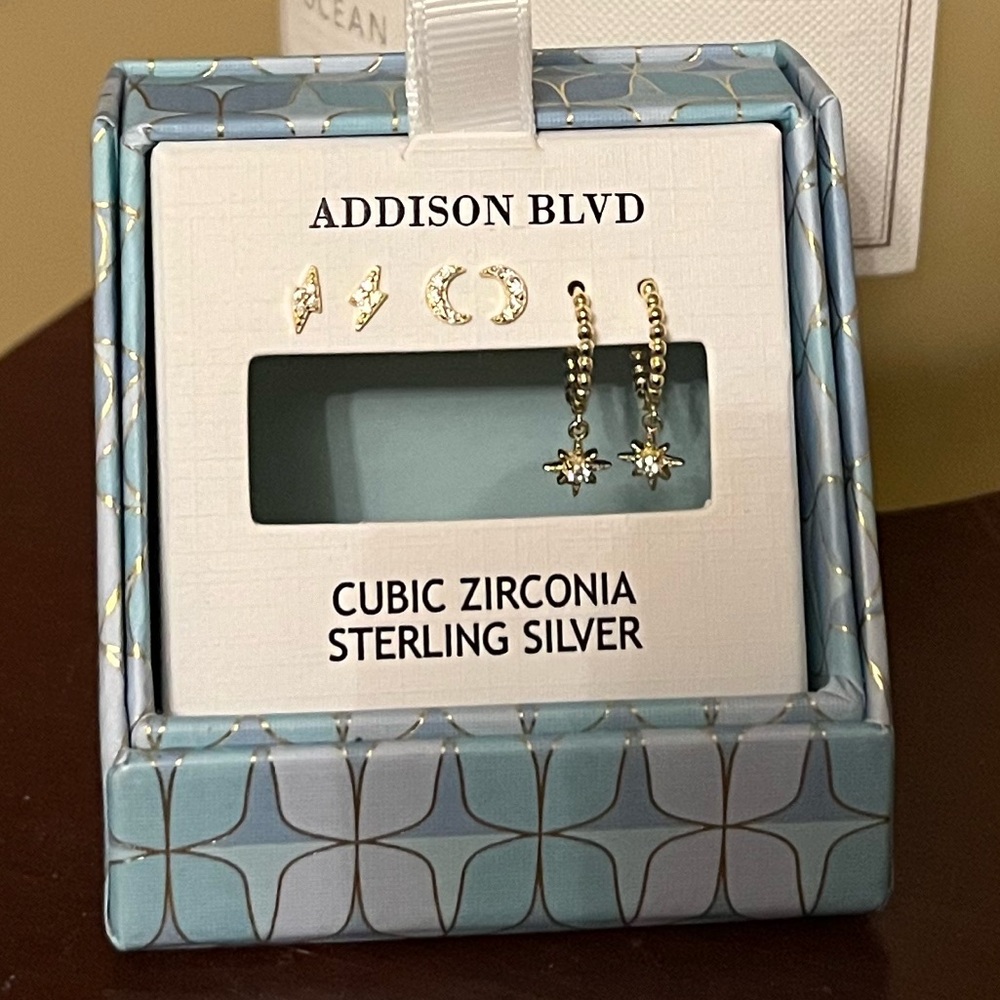 Addison Blvd earring set